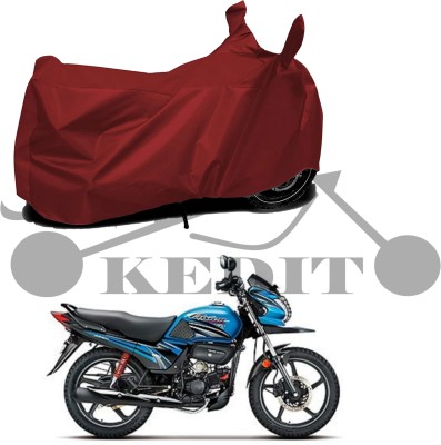 KEDIT Two Wheeler Cover for Hero(Passion Pro TR, Maroon)