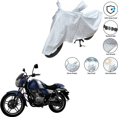 SS FOR YOUR SMART NEEDS Waterproof Two Wheeler Cover for Bajaj(V12, Silver)