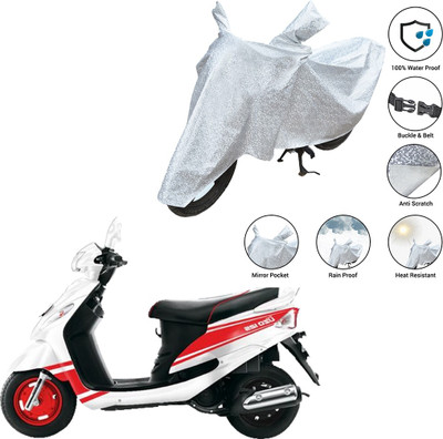 SS FOR YOUR SMART NEEDS Waterproof Two Wheeler Cover for Mahindra(Rodeo UZO, Silver)
