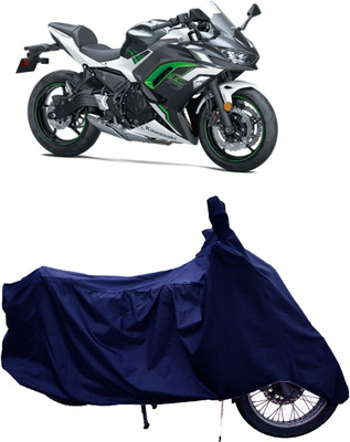 Tricway Two Wheeler Cover for Kawasaki(Ninja 650 BS6, Blue)