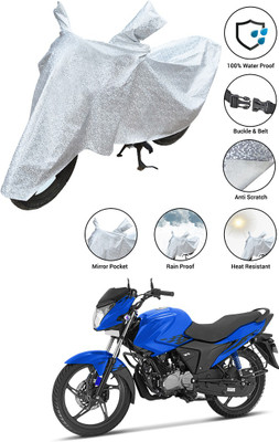 SS FOR YOUR SMART NEEDS Waterproof Two Wheeler Cover for Hero(Glamour i3s, Silver)