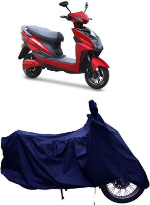 Tricway Two Wheeler Cover for Techo Electra(Raptor BS6, Blue)