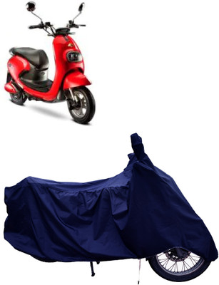 Tricway Two Wheeler Cover for Evolet(Pony BS6, Blue)