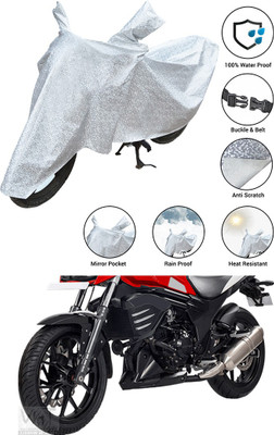 SS FOR YOUR SMART NEEDS Waterproof Two Wheeler Cover for Mahindra(Mojo UT 300, Silver)