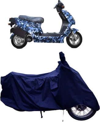 Tricway Two Wheeler Cover for Hero Electric(Electric AXLHE-20, Blue)