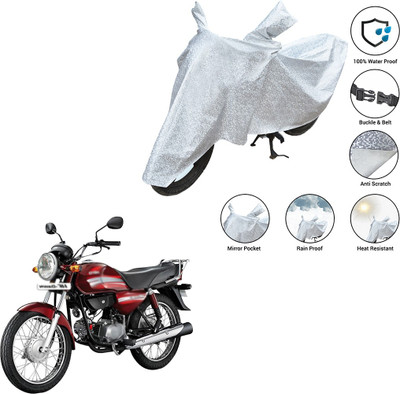 SS FOR YOUR SMART NEEDS Waterproof Two Wheeler Cover for Hero(HF Dawn, Silver)