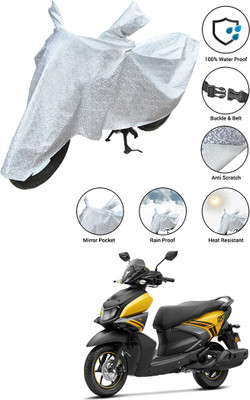 SS FOR YOUR SMART NEEDS Waterproof Two Wheeler Cover for Yamaha(RayZR 125 Fi, Silver)