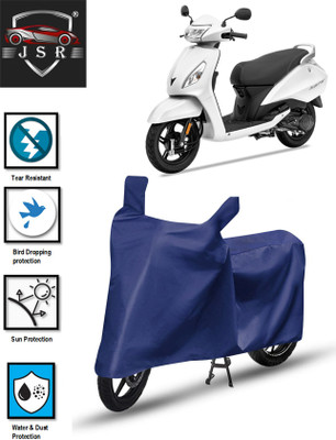 J S R Waterproof Two Wheeler Cover for TVS(Jupiter, Blue)