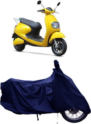 Tricway Two Wheeler Cover for Techo Electra(Emerge, Blue)