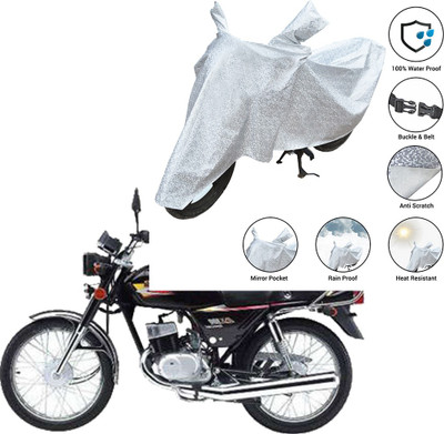 SS FOR YOUR SMART NEEDS Waterproof Two Wheeler Cover for Suzuki(Samurai, Silver)