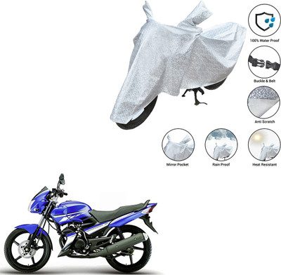 SS FOR YOUR SMART NEEDS Waterproof Two Wheeler Cover for Yamaha(Gladiator RS, Silver)