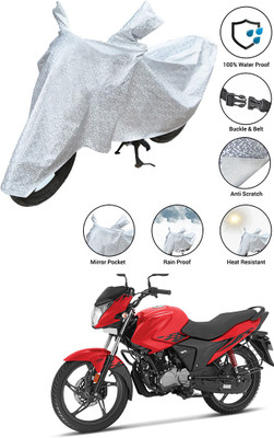 SS FOR YOUR SMART NEEDS Waterproof Two Wheeler Cover for Hero(Glamour i3s BS6, Silver)