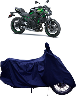 Tricway Two Wheeler Cover for Kawasaki(Z650 BS6, Blue)