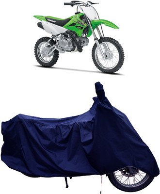 Tricway Two Wheeler Cover for Kawasaki(KLX 110, Blue)