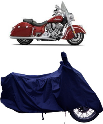 Tricway Two Wheeler Cover for Indian(Springfield, Blue)