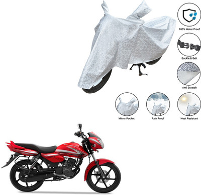 SS FOR YOUR SMART NEEDS Waterproof Two Wheeler Cover for TVS(Pheonix, Silver)
