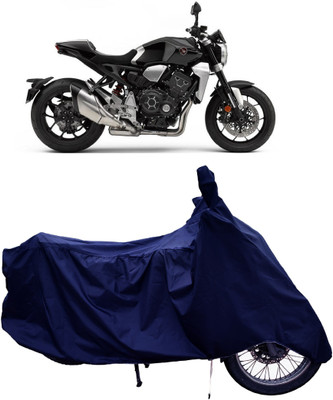 Tricway Two Wheeler Cover for Honda(CB1000R Plus, Blue)
