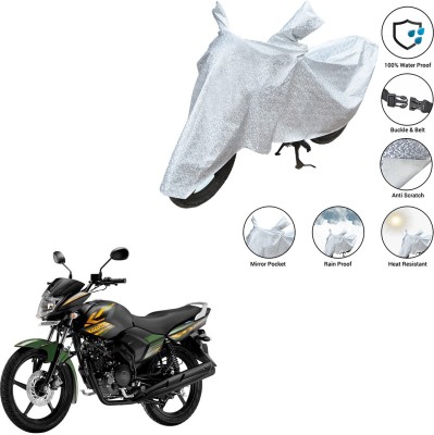 SS FOR YOUR SMART NEEDS Waterproof Two Wheeler Cover for Yamaha(Saluto, Silver)