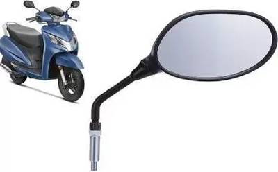 nirwana Manual Rear View Mirror, Passenger Side, Driver Side For Hero, Honda Activa, CB Shine