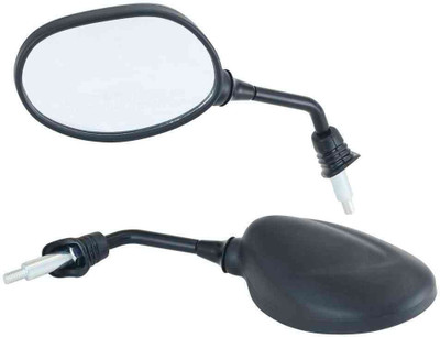 nirwana Manual Rear View Mirror, Passenger Side, Driver Side For Hero, Honda Activa, CB Shine(Left, Right)
