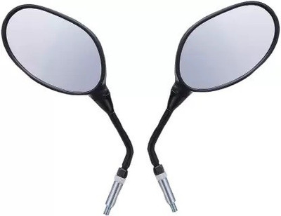 nirwana Manual Rear View Mirror, Passenger Side, Driver Side For Hero, Honda Activa, CB Shine(Left, Right)