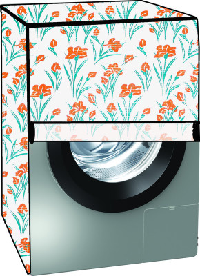 KVAR Front Loading Washing Machine  Cover(Width: 70 cm, Orange, Green)