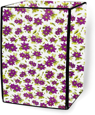 KVAR Front Loading Washing Machine  Cover(Width: 68 cm, Purple, White)