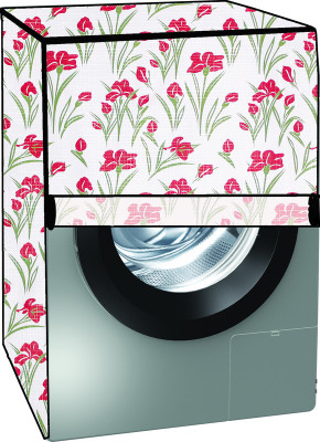 KVAR Front Loading Washing Machine  Cover(Width: 69 cm, Pink, Green)