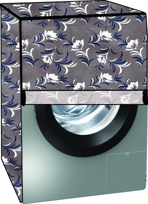 KVAR Front Loading Washing Machine  Cover(Width: 62 cm, Gray, Blue)