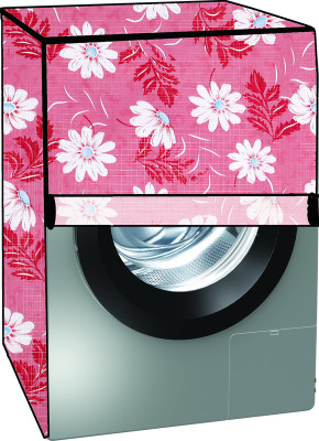 KVAR Front Loading Washing Machine  Cover(Width: 70 cm, Pink, White)