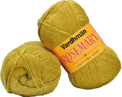 M.G Enterprise Represents Vardhman S_Rosemary Mustard (400 gm) knitting wool