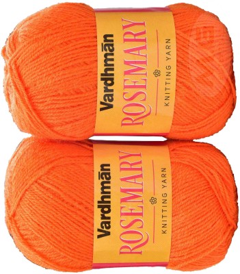 M.G Enterprise Represents Vardhman S_Rosemary Orange (400 gm) knitting wool Art-FIG