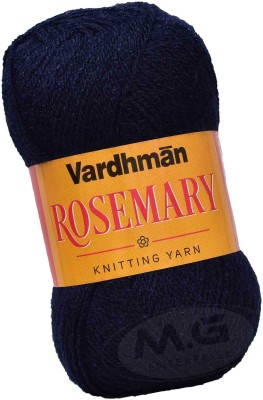 KNIT KING Represents Vardhman K/K Rosemary Black (400 gm) knitting wool Art-FHA