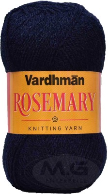 M.G Enterprise Represents Vardhman S_Rosemary Navy (200 gm) knitting wool Art-GJI