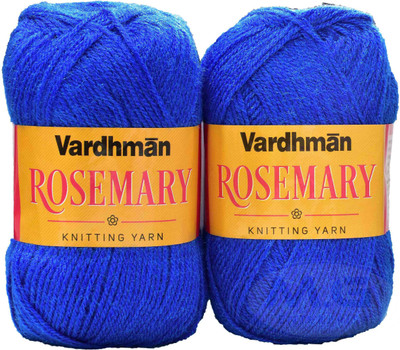 Simi Enterprise Represents Vardhman S_Rosemary Royal Blue (400 gm) Wool Ball Hand knitting wool