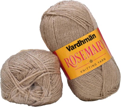 Simi Enterprise Represents Vardhman S_Rosemary Brown (300 gm) Wool Ball Hand knitting wool