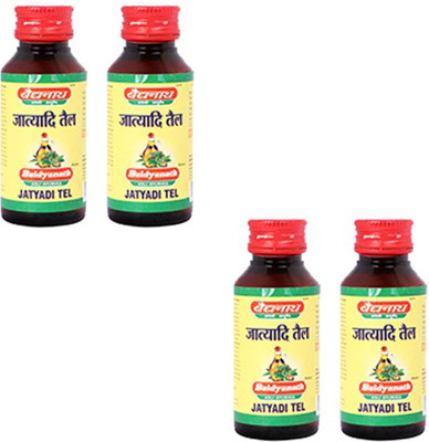 Baidyanath Jatyadi Tel for Skin problems 200ml Pack of 4(200 ml)
