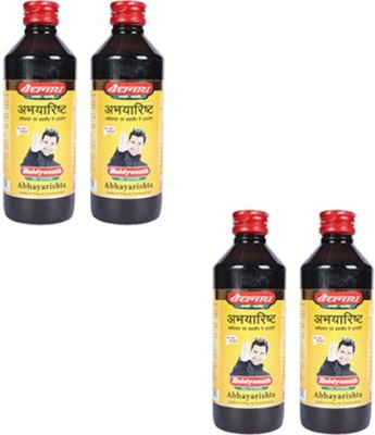 Baidyanath Abhyarishtha 450ml - Useful in Piles & Constipation Pack of 4(Pack of 4)