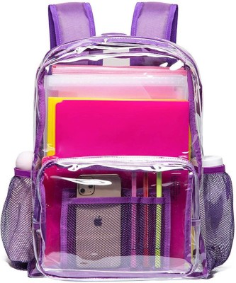 N S Enterprises PVC BP 22 L Backpack(Purple)