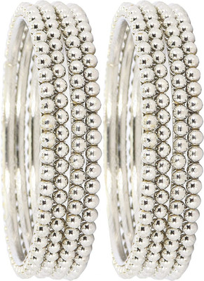HOMOZE Metal Bangle Set(Pack of 8)