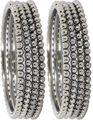 HOMOZE Metal Bangle Set(Pack of 8)