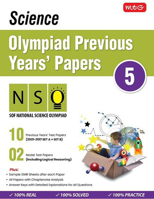 MTG Science (NSO) Olympiad Previous Years Papers with Mock Test Paper - Class 5, Olympiad Books For 2022-23 Exam(Paperback, MTG Editorial Board)