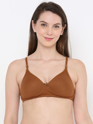 Berry's Intimatess Berry's Intimatess Pack Of 2 Basic Padded Seamless Black & Coffee Bra Women T-Shirt Lightly Padded Bra(Black, Brown)