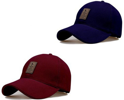 Evanden Embellished Sports/Regular Cap Cap(Pack of 2)