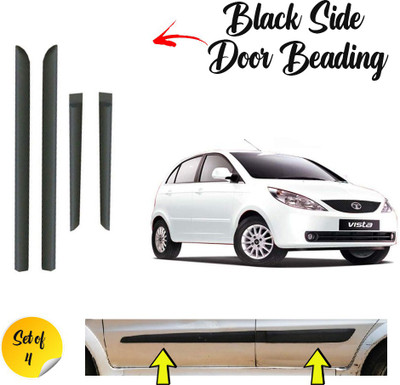 KRISHNA AUTO PREMIUM QUALITY Black Side Car BEEDING Compatible FOR TATA indica Car Beading Roll For Door(5 m)