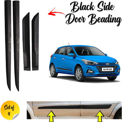KRISHNA AUTO Black Side Car BEEDING Car Beading Roll For Door(5 m)