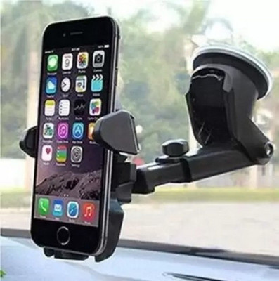 DEKIYANZ Car Mobile Holder for Dashboard, Windshield, AC Vent, Anti-slip(Black)