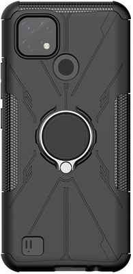 ZIVITE Back Cover for Realme C20 / C20A / C11 2021(Black, Rugged Armor, Pack of: 1)