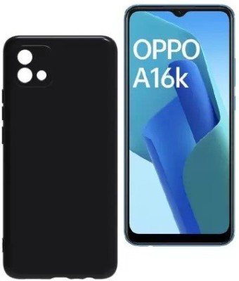 MOBIGENIX Back Cover for OPPO A16K 5G(Black, Grip Case, Silicon, Pack of: 1)
