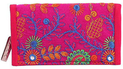 Vijendar Collection Casual Pink  Clutch